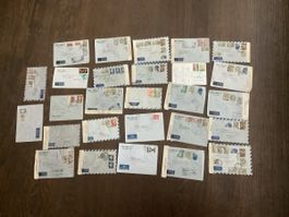 27 Flugbriefe aus Archiv- meist mit ZENSUR!
