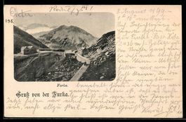 AK Furkapass, Hotel Furka, 1899