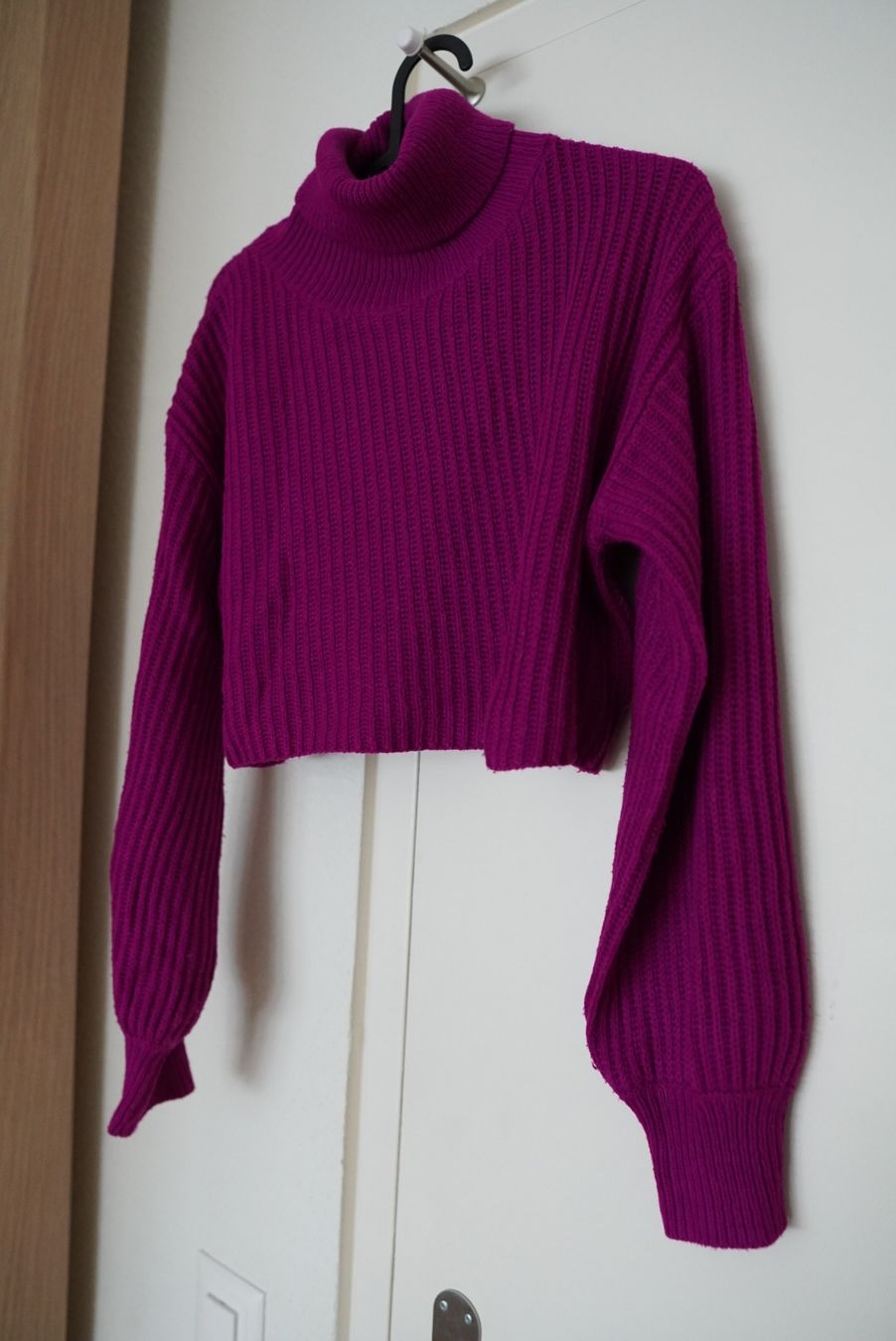 Pullover & Sweatshirts: Pull court col roulé violet – Taille S – Gebraucht aus Onex von Magou_31 1
