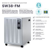 Wood's Luftentfeuchter SW38-FM | 6 Jahre Garantie