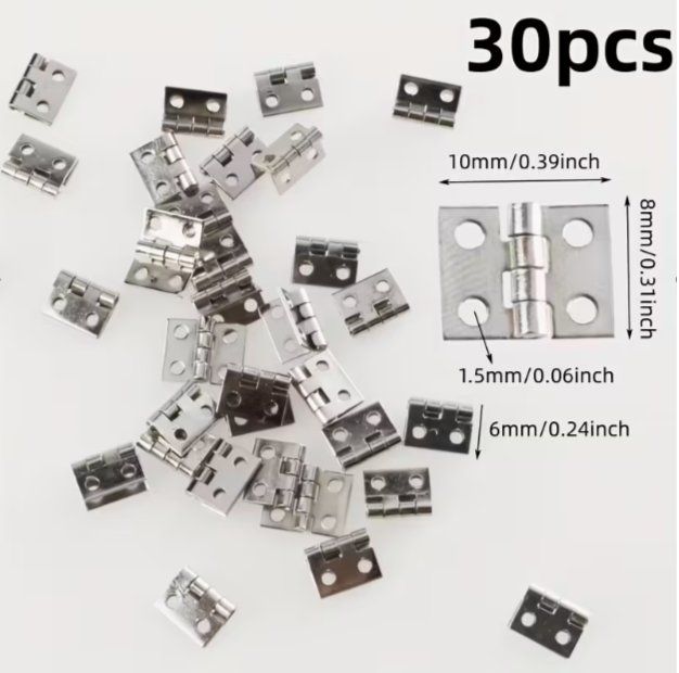 Tutti gli attrezzi: 30x mini Scharniere – Nuovo e nell'imballaggio originale da Dintikon venduto da Vexi