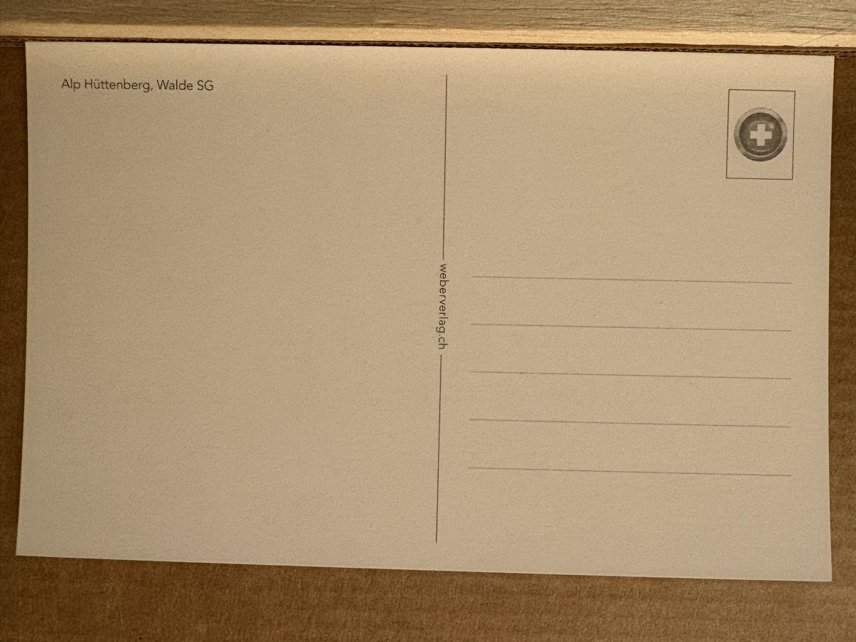 Ansichtskarten: AK von Alp Hüttenberg – Neu (gemäss Beschreibung) aus Rümlang von Kartenpost1 1