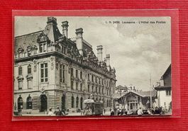 Lausanne - Tramway - alte Postkarte