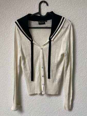 Voodoo Vixen Vintagetraum Cardigan Gr. M Matrosenkragen