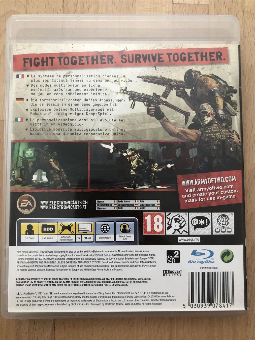 Spiele: Army of the two - PS 3 – Gebraucht aus Nussbaumen AG von Pika-Shop 1