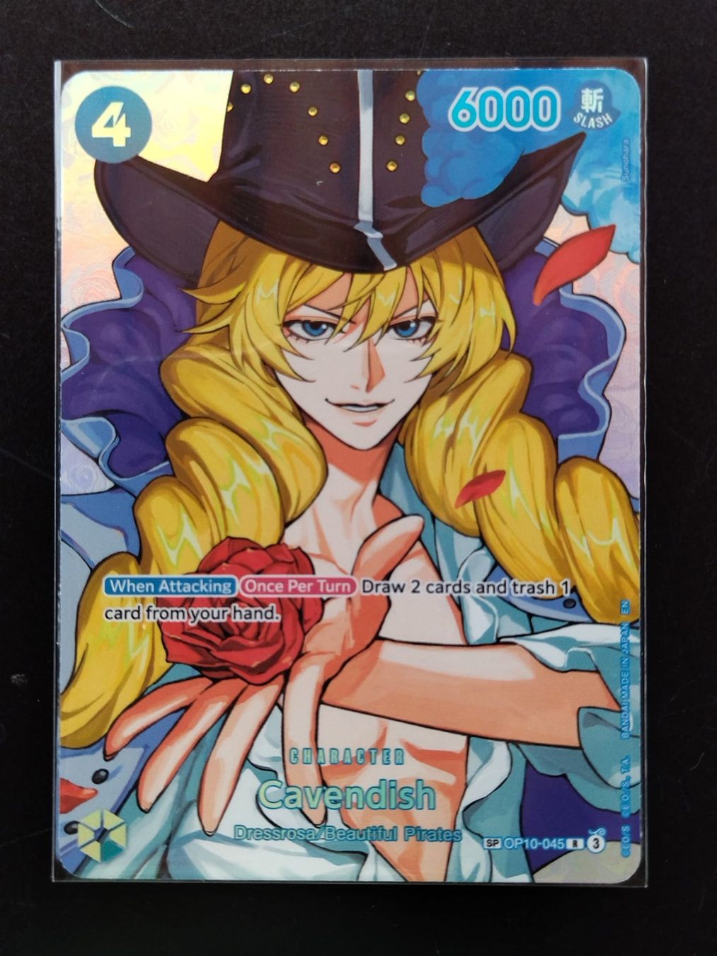 Bandai Carte collezionabili: Cavendish SP OP10-045 R AA, EN – Nuovo (secondo la descrizione) da Ins venduto da phil_sinn