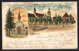 Litho Neunkirch, 14. Nothelfer Kapelle, 