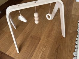 Wooden Baby Gym with Toys -  Charlie Crane!