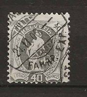 CH089b - Helvetia debout 89b vollstempel