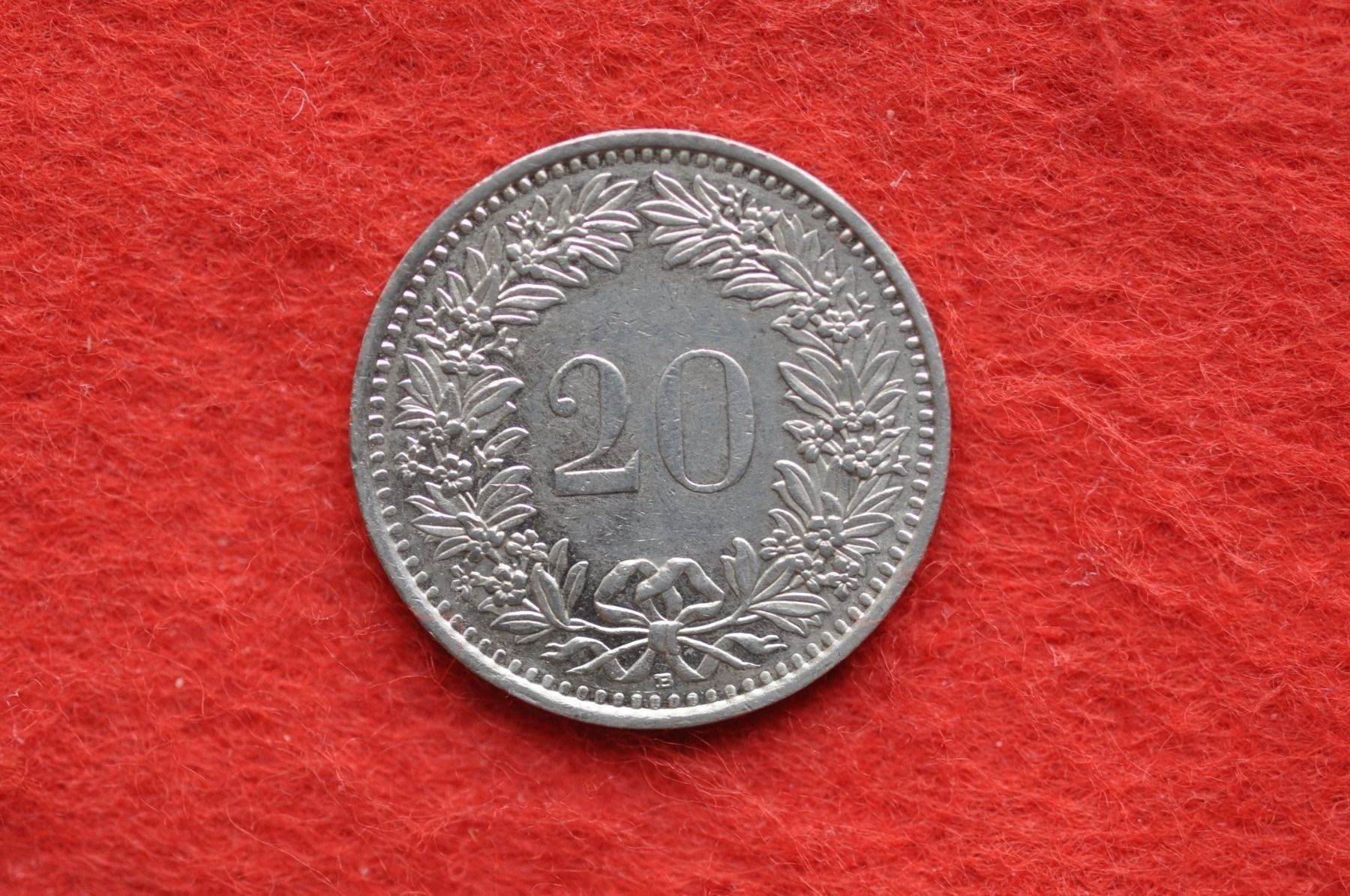 Tutti le monete: 20 rappen 1991 – Usato da Laupen BE venduto da Gufi57 1