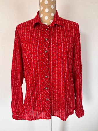Trachten-Bluse/Hemd, Made in Austria, Grösse M