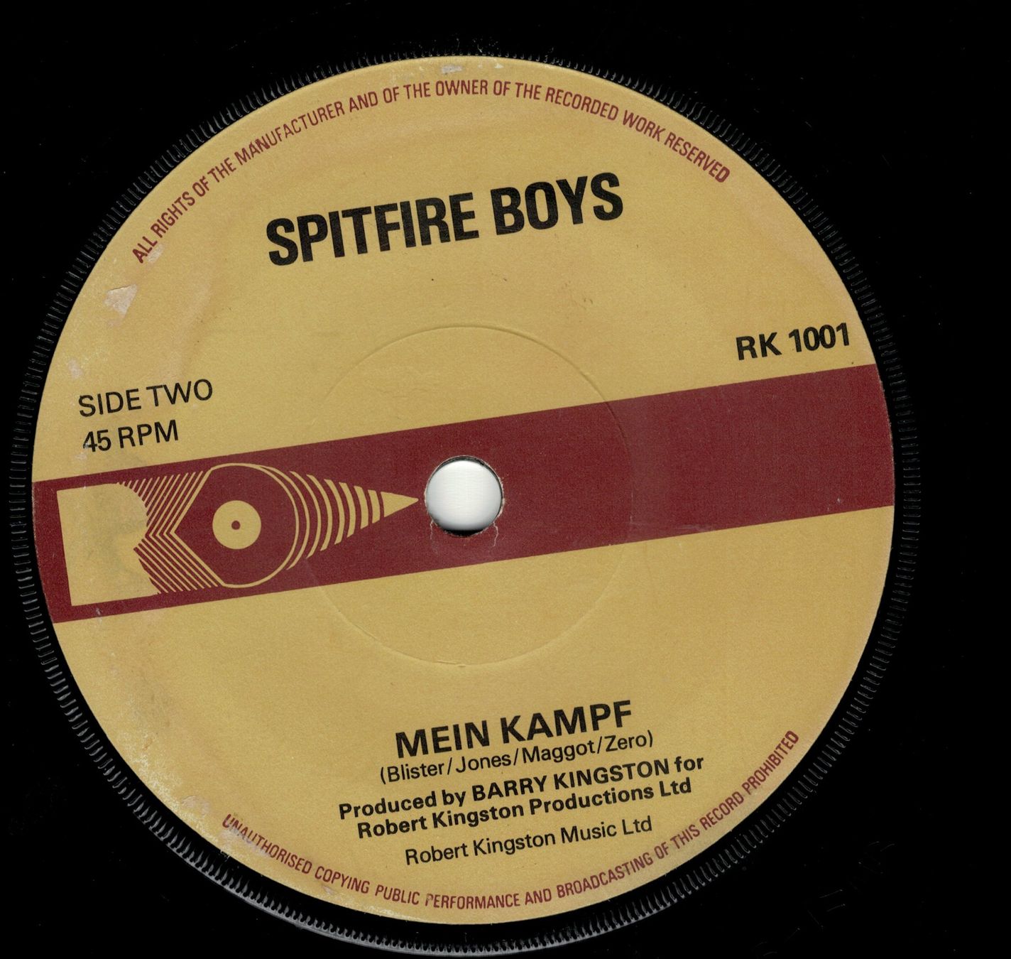 Vinyles: Spitfire Boys - British Refugee  7" Punk Rare – D'occasion à Lugano par mdal 1