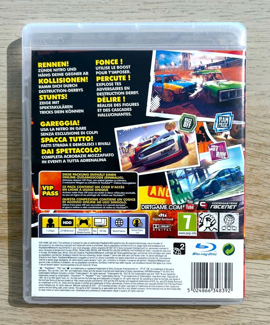 Sony Jeux: Dirt Showdown PS3 – D'occasion à St. Gallen par Alpine.Arcade 1