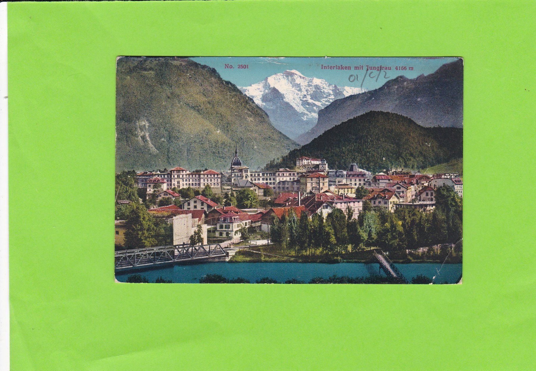 Ansichtskarten: Interlaken--1932 – Gebraucht aus St. Peterzell von neckertal