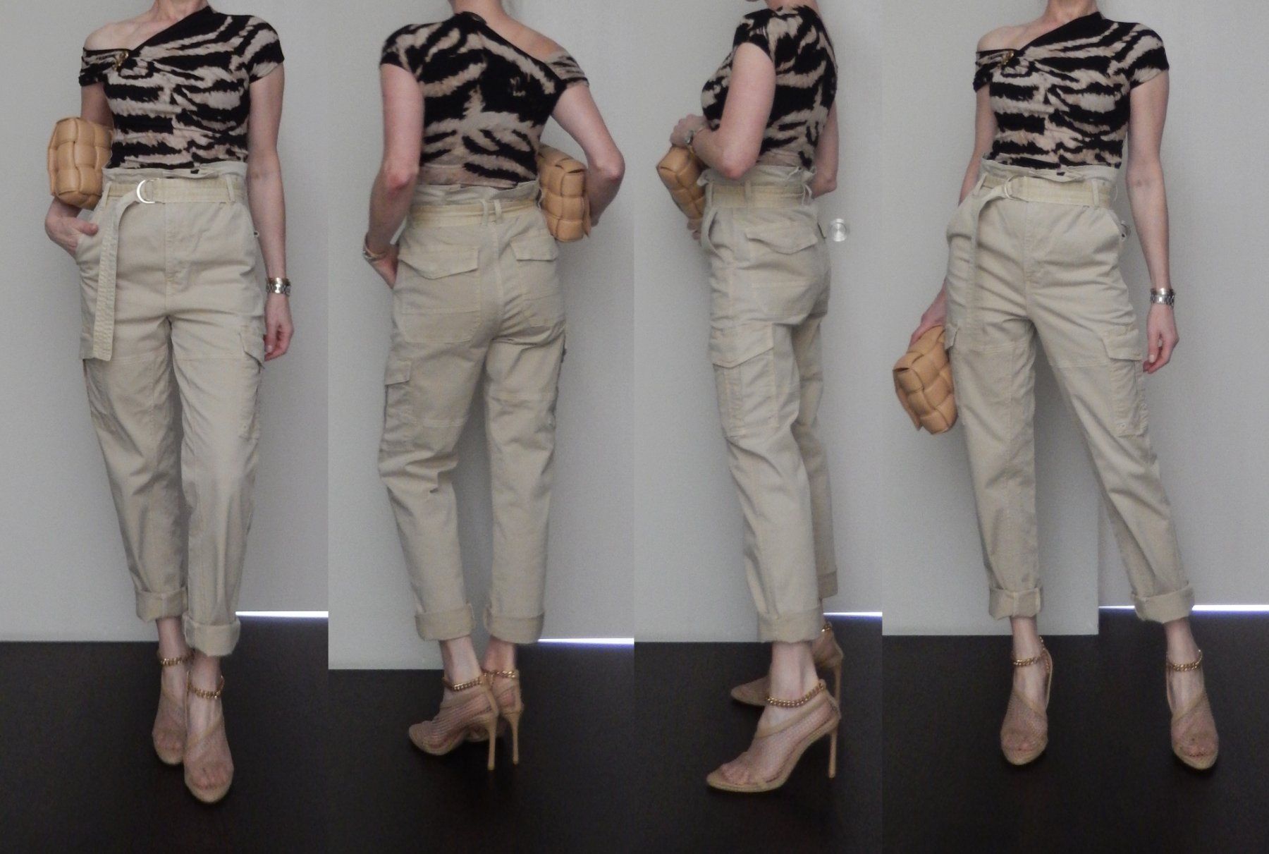 Pantalons: Orig. FRAME Paperbag-Cargohose Gr. 36 – D'occasion à Tuggen par vivira 2