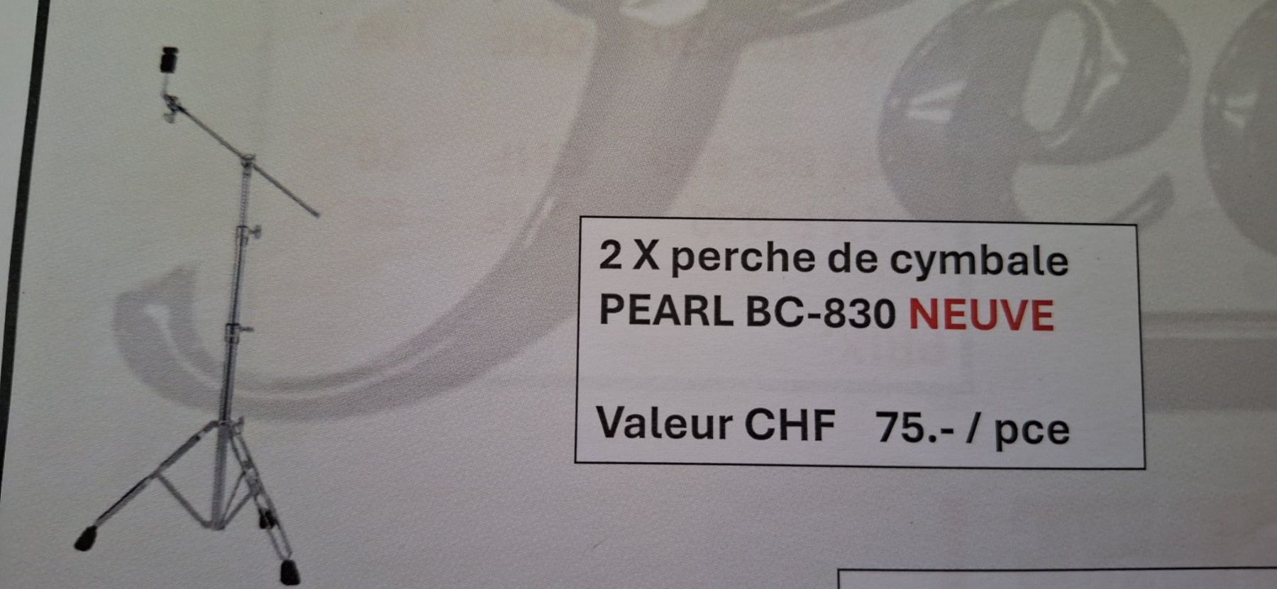 Strumenti musicali: Perche de cymable – Usato da Denges venduto da Sape007