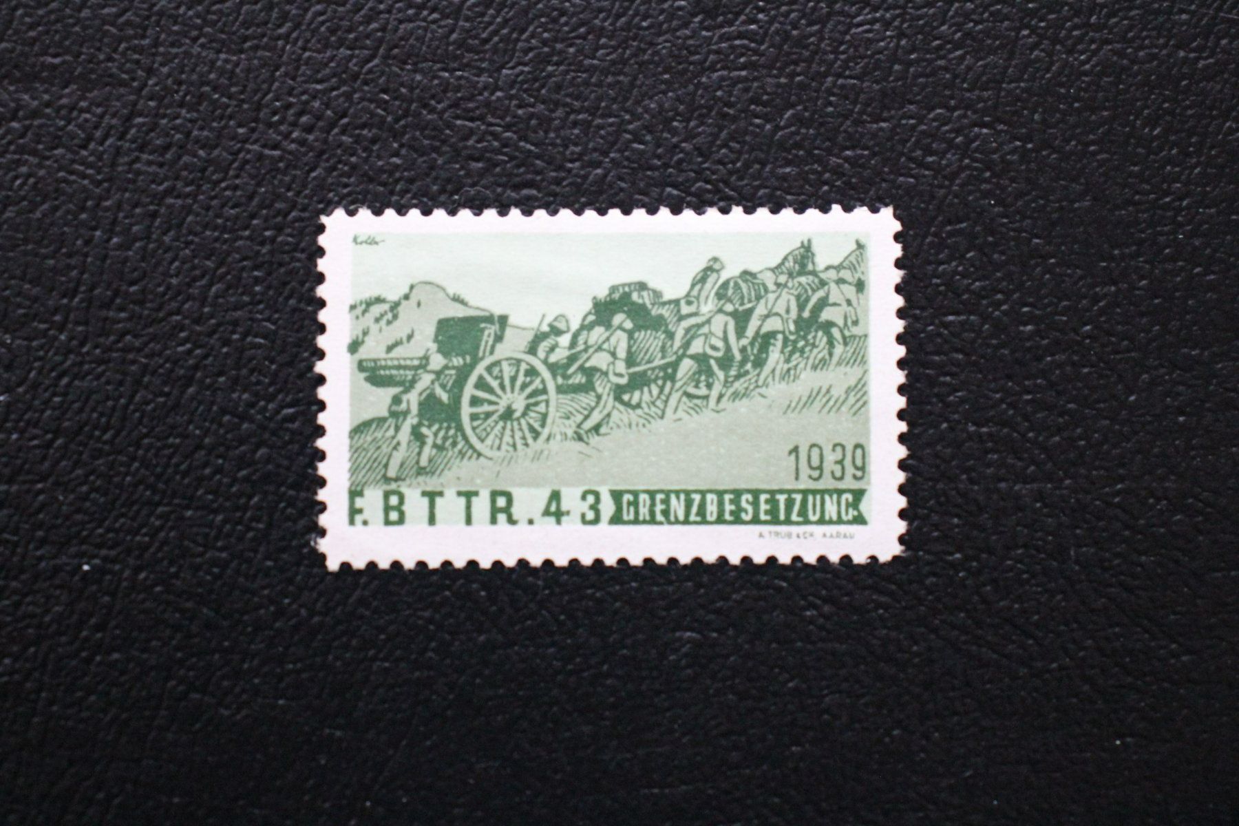 Tutti i francobolli: F. BTTR. 43 GRENZBESETZUNG 1939 – Usato da Wiedlisbach venduto da Hrudolfo