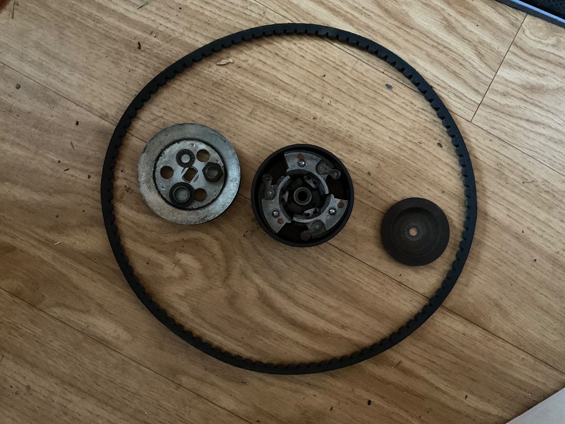 Piaggio Mofa-Ersatzteile: Kit transmission embrayage Piaggio Bravo Prima série – Gebraucht aus Arbaz von bla_l9gt