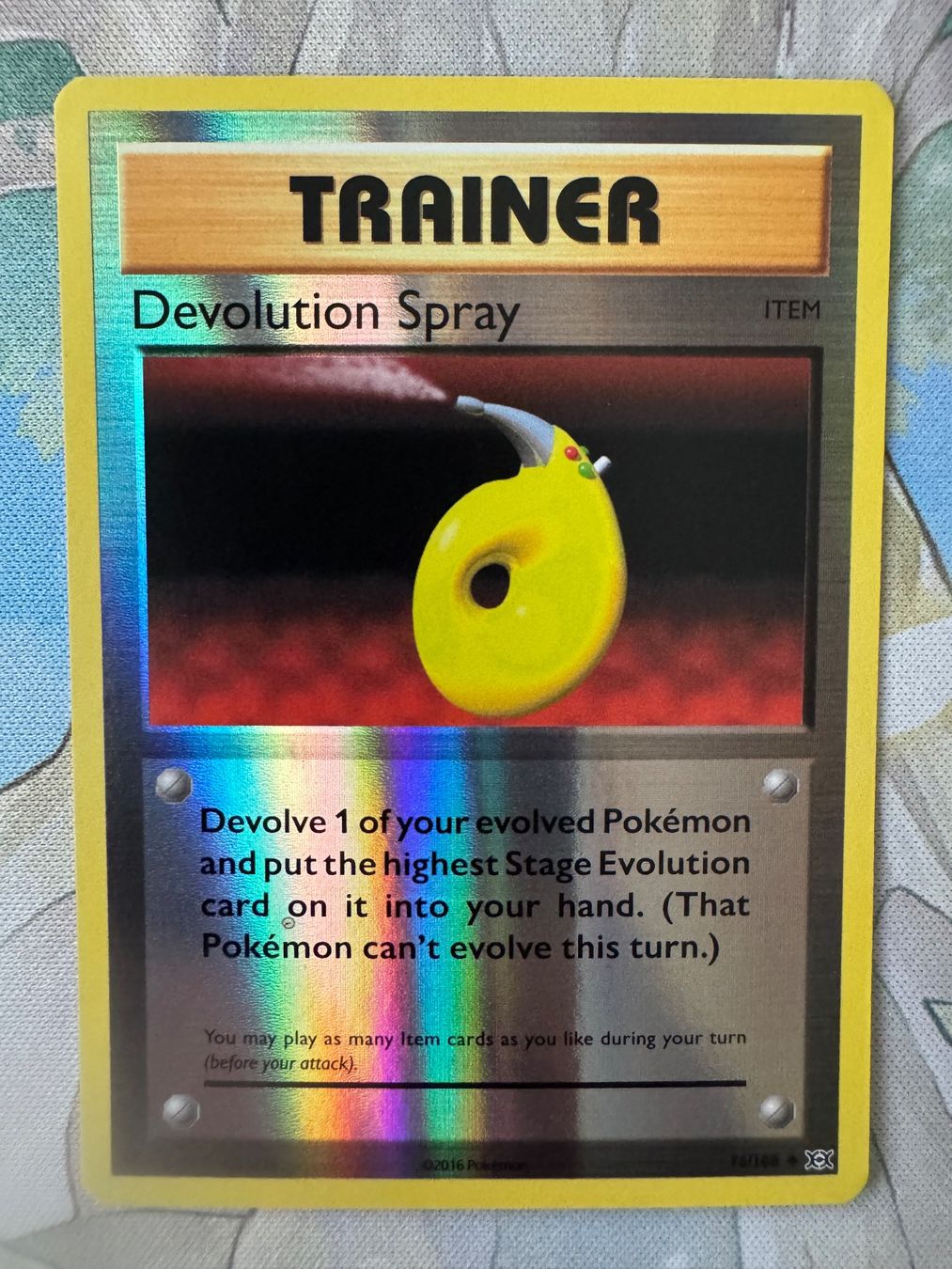 Pokémon Carte collezionabili: Pokémon TCG – Devolution Spray Reverse (EVO076) Evolutions – Nuovo (secondo la descrizione) da Oberwil BL venduto da Chelsea26