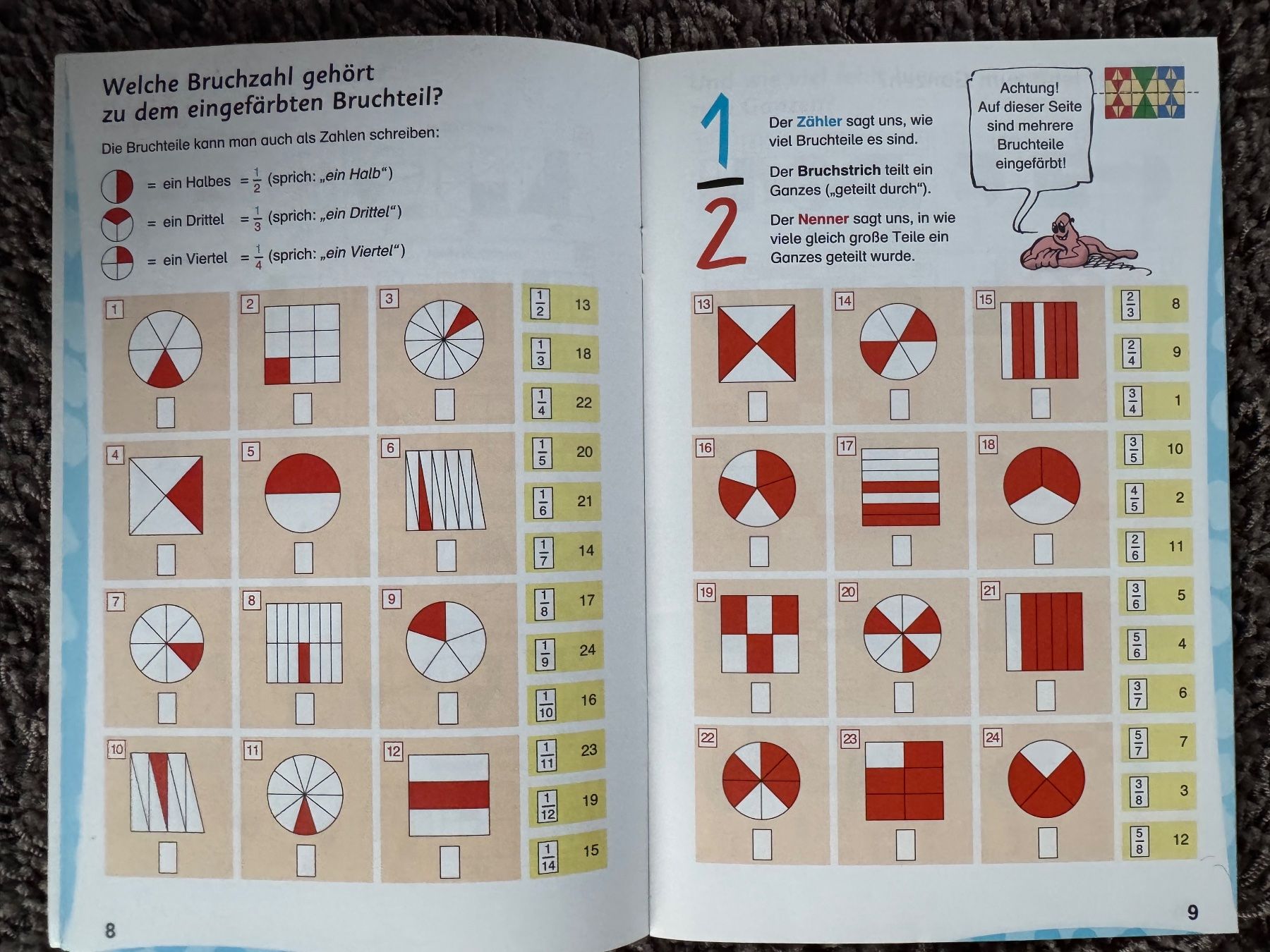 Spiele: Lük- Heft - Brüche - 3./4. Klasse – Gebraucht aus Aarau von Kilauea 4
