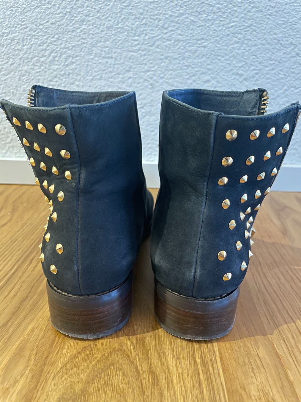Scarpe da donna: Leder Stiefel 37 dunkelblau – Usato da uster venduto da 2017c 5