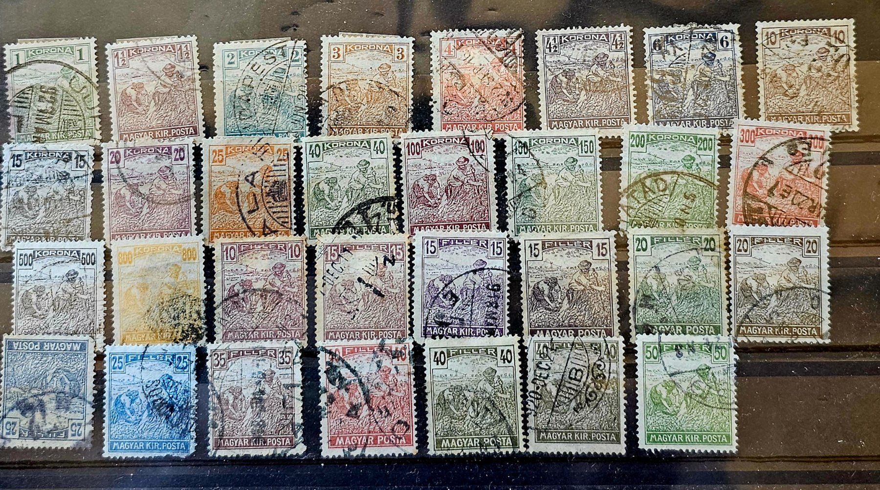 Alle Briefmarken: UNGARN alte Marken TOP ! – Gebraucht aus Les Valettes von Nuba1