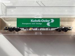 Containertragwagen "Kehrli+Oeler" der SBB von Fleischmann H0