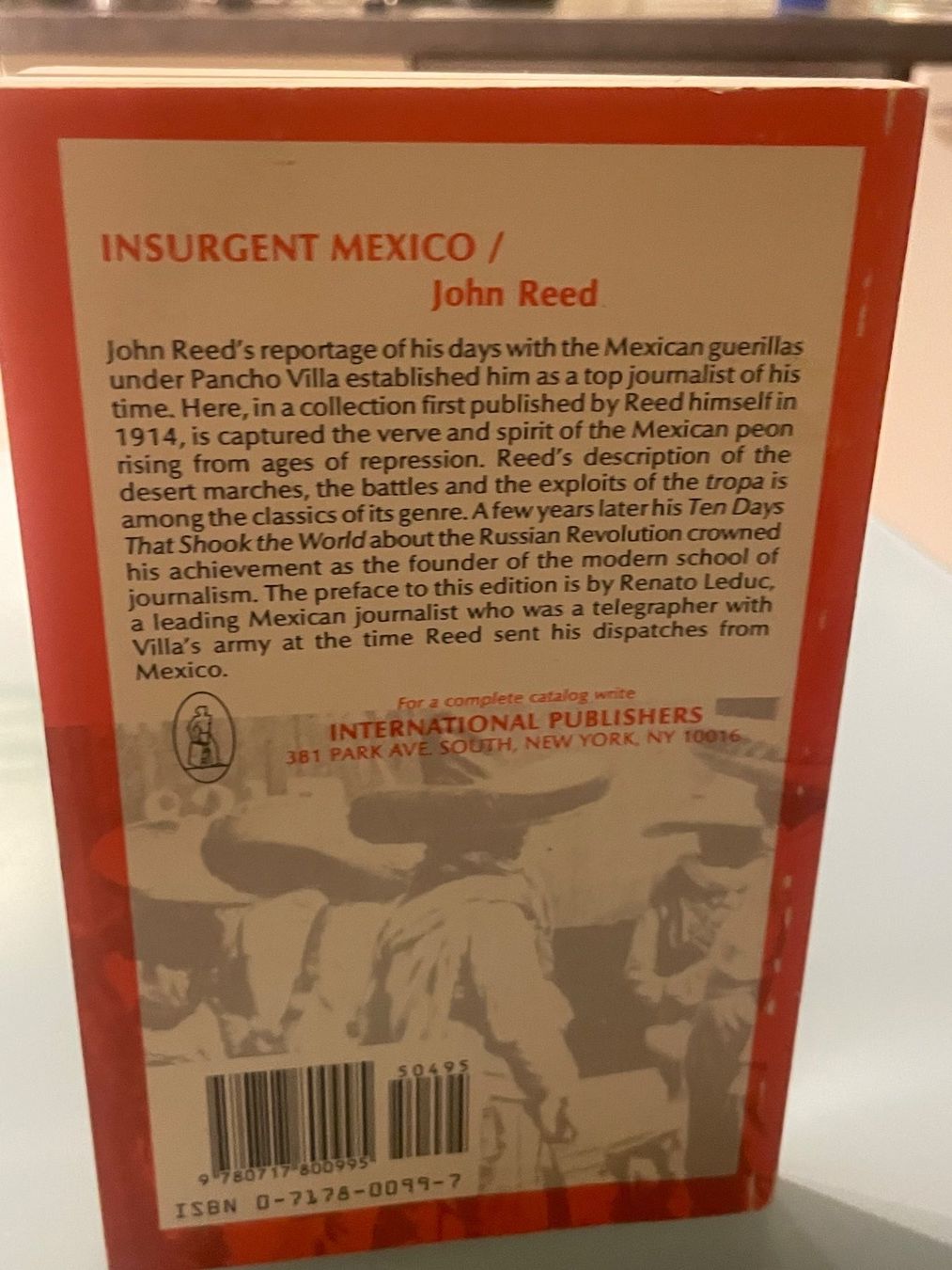 Libri: Insurgent Mexico John Reed - Mexican Revolution – Usato da Genève venduto da lailas_things 1