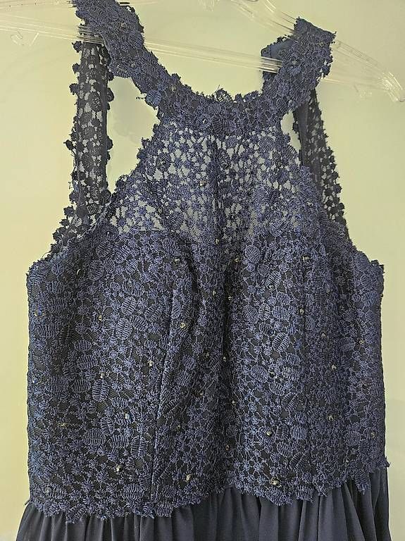 Vestiti: Abendkleid blau Gr. 38 – Usato da Wil SG venduto da cl_au_di_a 2
