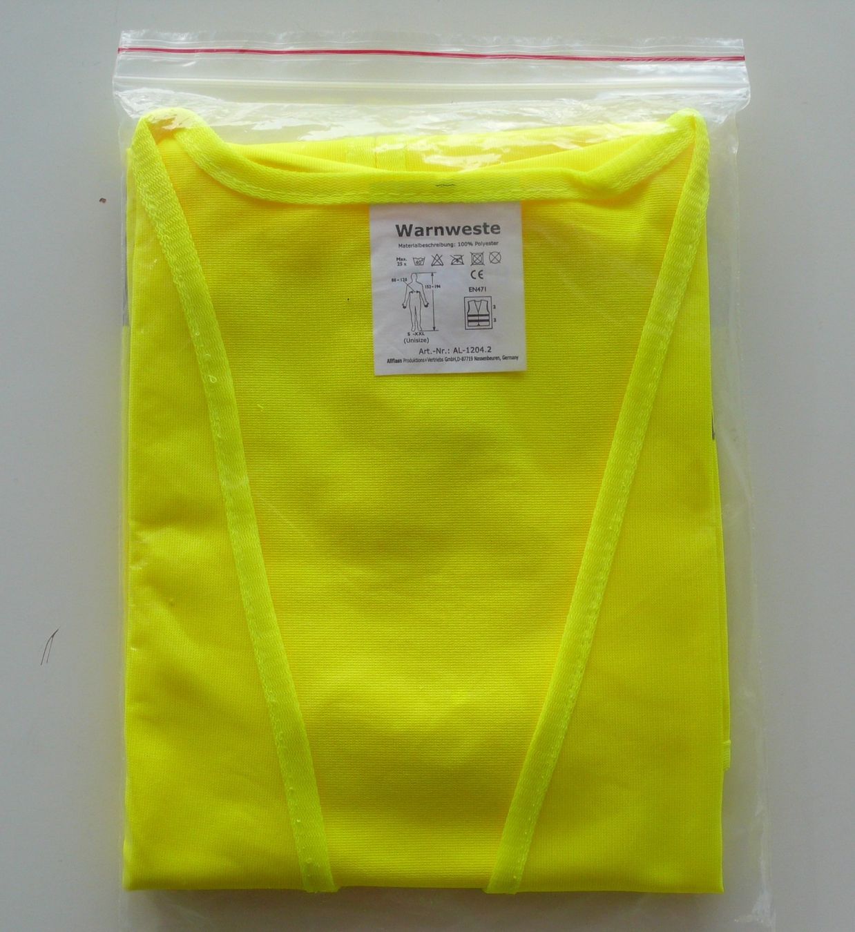 Schutz & Schoner: Sicherheitsweste, Schulweg, Joggen – Neu und originalverpackt aus Birmenstorf AG von tritonius