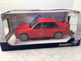 BMW E30 M3, rot, 1:18