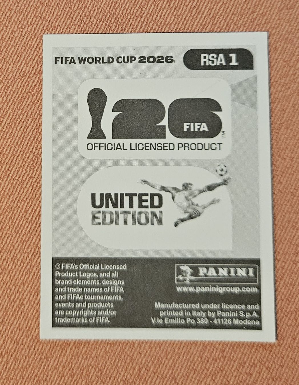 Panini Carte collezionabili: Panini Sticker WM 2026 - RSA 1 – Nuovo (secondo la descrizione) da Reinach BL venduto da BaselStar 1