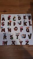 ABC Leinwandbild mit lustigen Tieren