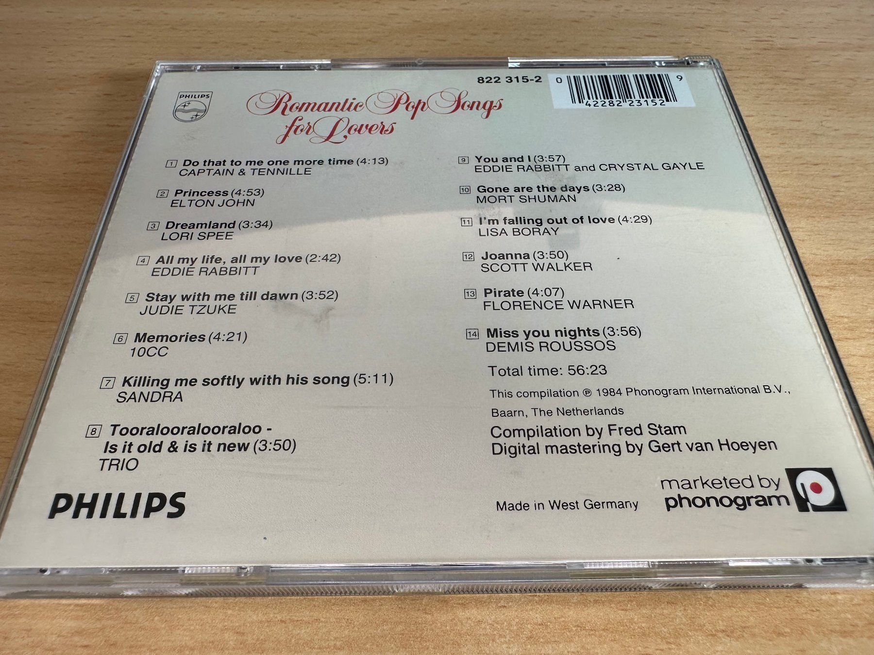 CD: Various – Romantic Pop Songs For Lovers – Usato da Rikon im Tösstal venduto da Alpenmutz 1