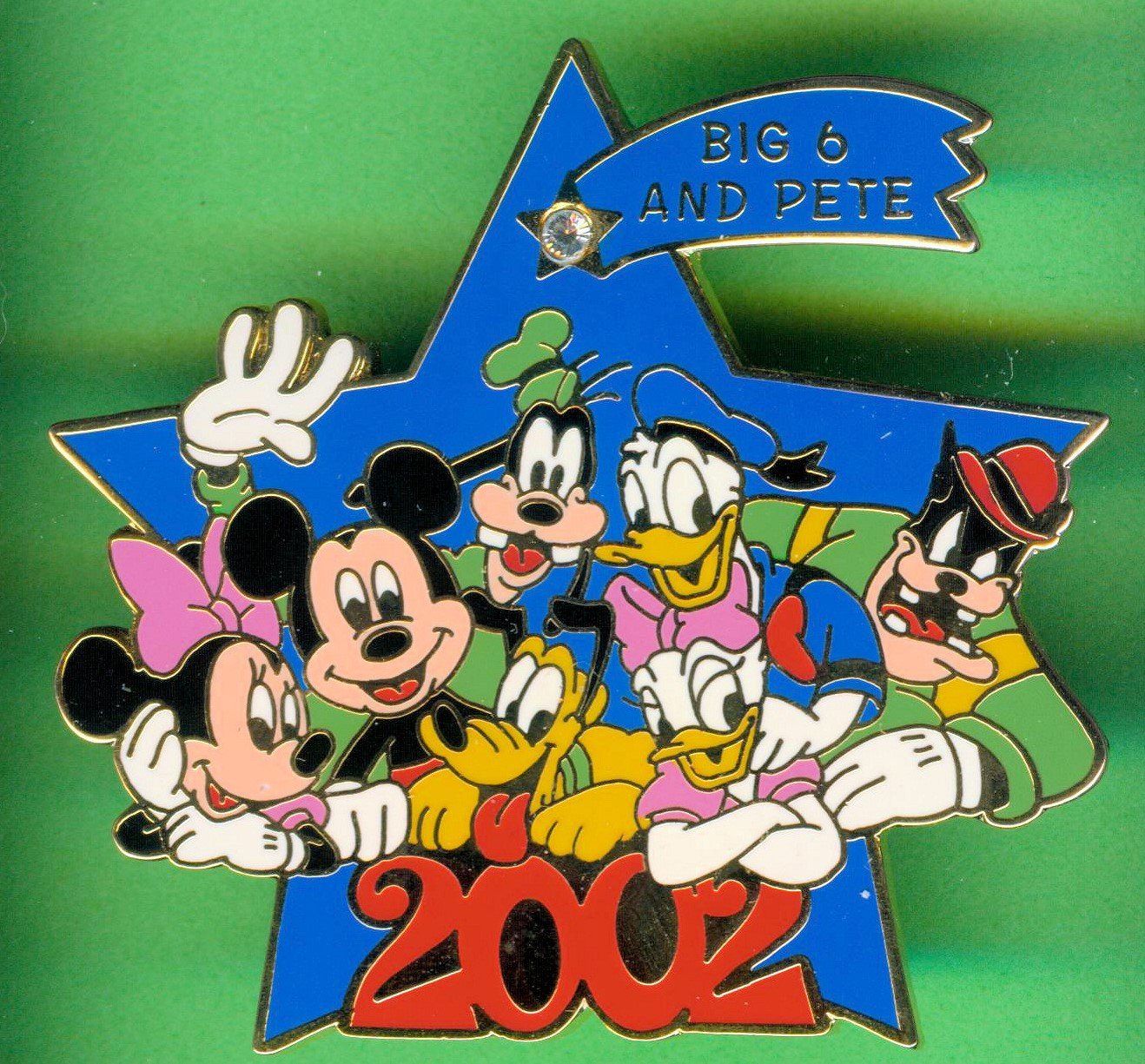 Disney Placchette & Badge: Disney   BIG 6 und PETE  2002 – Usato da Winterthur venduto da Sammleroase
