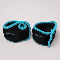 Paire de poids lestés Bodyshape poignets/cheville 1kg chacun