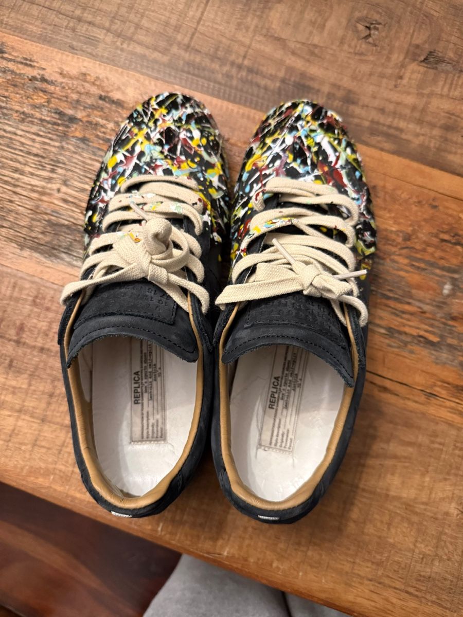Maison Margiela Herrenschuhe: Margiela Paint Splatter Gats – Neu (gemäss Beschreibung) aus Zollikerberg von max_k8gv 6