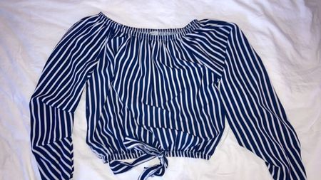 schulterfreie Bluse, xs
