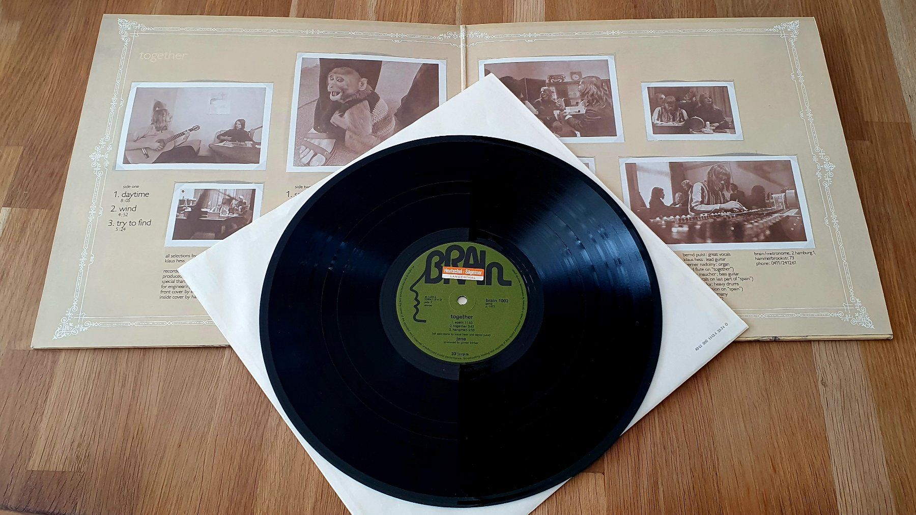 Schallplatten: JANE, Same Brain LP, MINT- – Gebraucht aus Kreuzlingen von Cdschlumpf 3