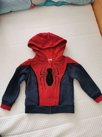 Sweatjacke mit Kapuze Spiderman Gr. 92-98