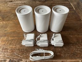 TP-Link Deco M5 Mesh WLAN System (3er Pack) - Top Zustand!