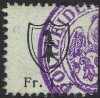1 Fr. Fiskalmarke von BASEL STADT