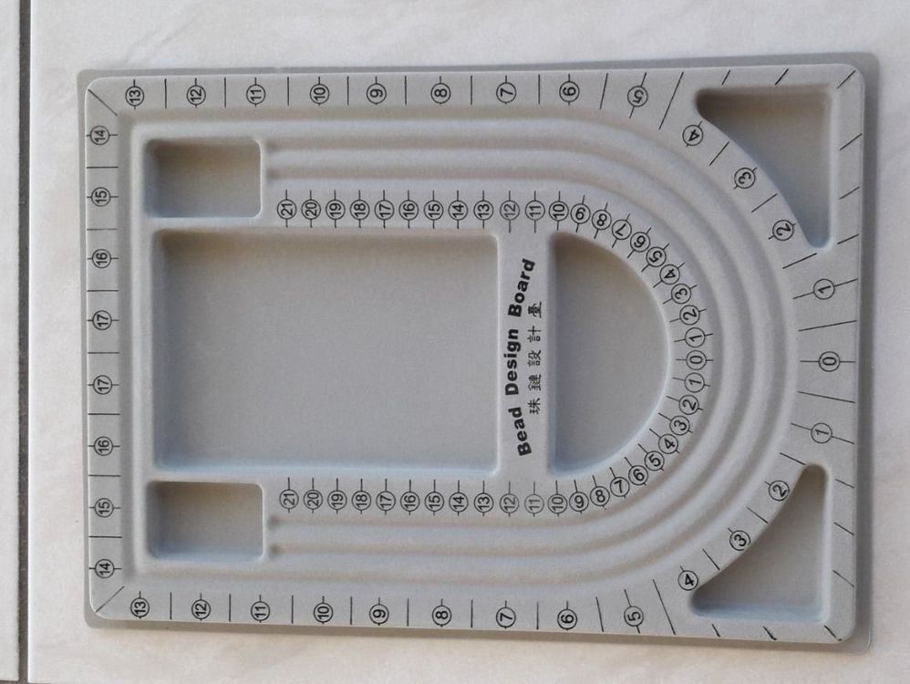 Fydun Perlen Design Board - Armband Design Tablett Mit Skala 26x35cm