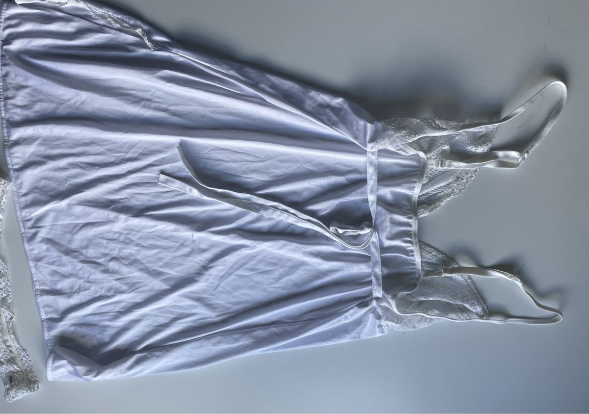 Negligees & Pigiami: Weisses Lingerie Set oder Nachtwäsche Gr. M Spitze DIM – Usato da Gockhausen venduto da AnneT07 1