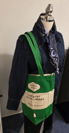 Agatha Christie Penguin Books Tote Bag - Y2K