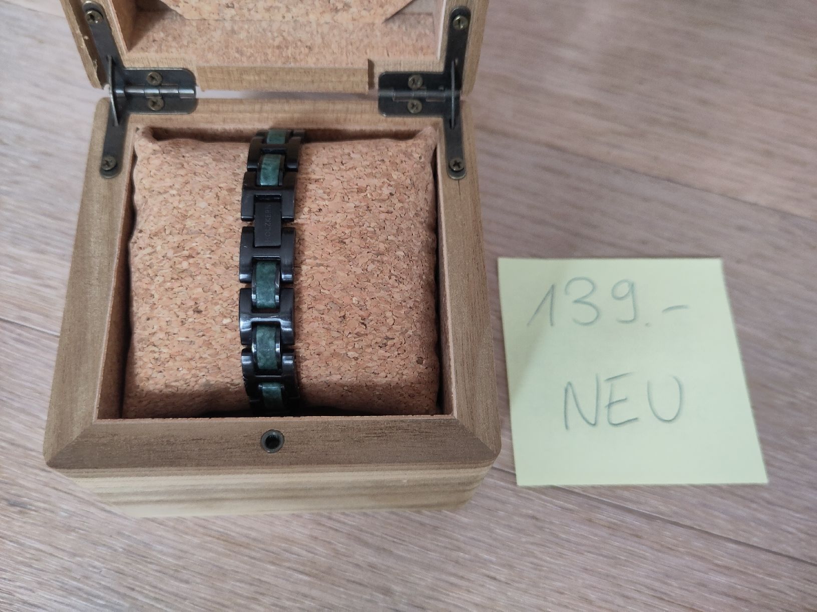 Bracciali & Braccialetti: Männer Holzkern Armband mit Box – Usato da Zürich venduto da her_yqt7 1