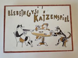 Elsbeth Gysi Katzenspiel, Vintage Sammlerstück, komplett