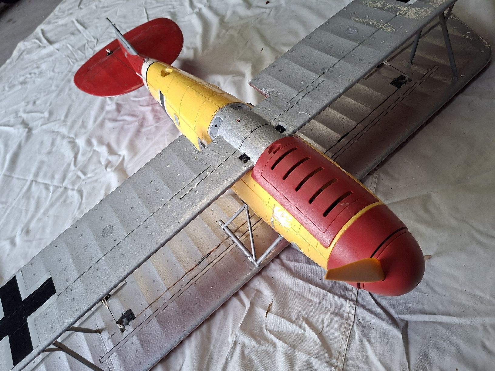 Modellbausätze & Standmodelle: RC Modellflugzeug Doppeldecker Albatros – Gebraucht aus Kallern von Slobsen 5