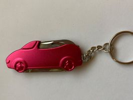 Porte-clés couteau suisse voiture rouge neuf jamais utilisé