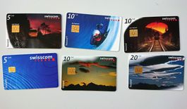 6 Taxcards Swisscom
